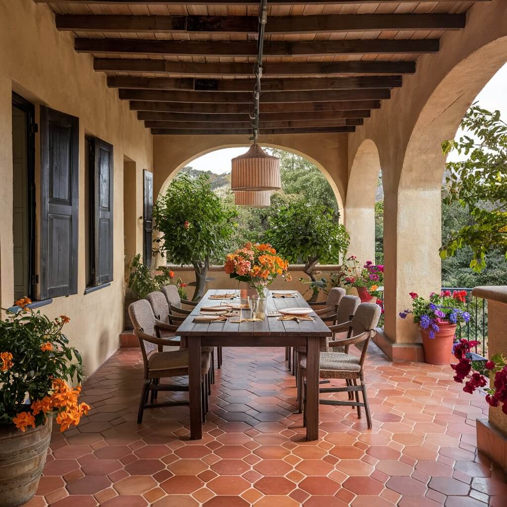 Classic Terracotta Tiles for Mediterranean Vibes