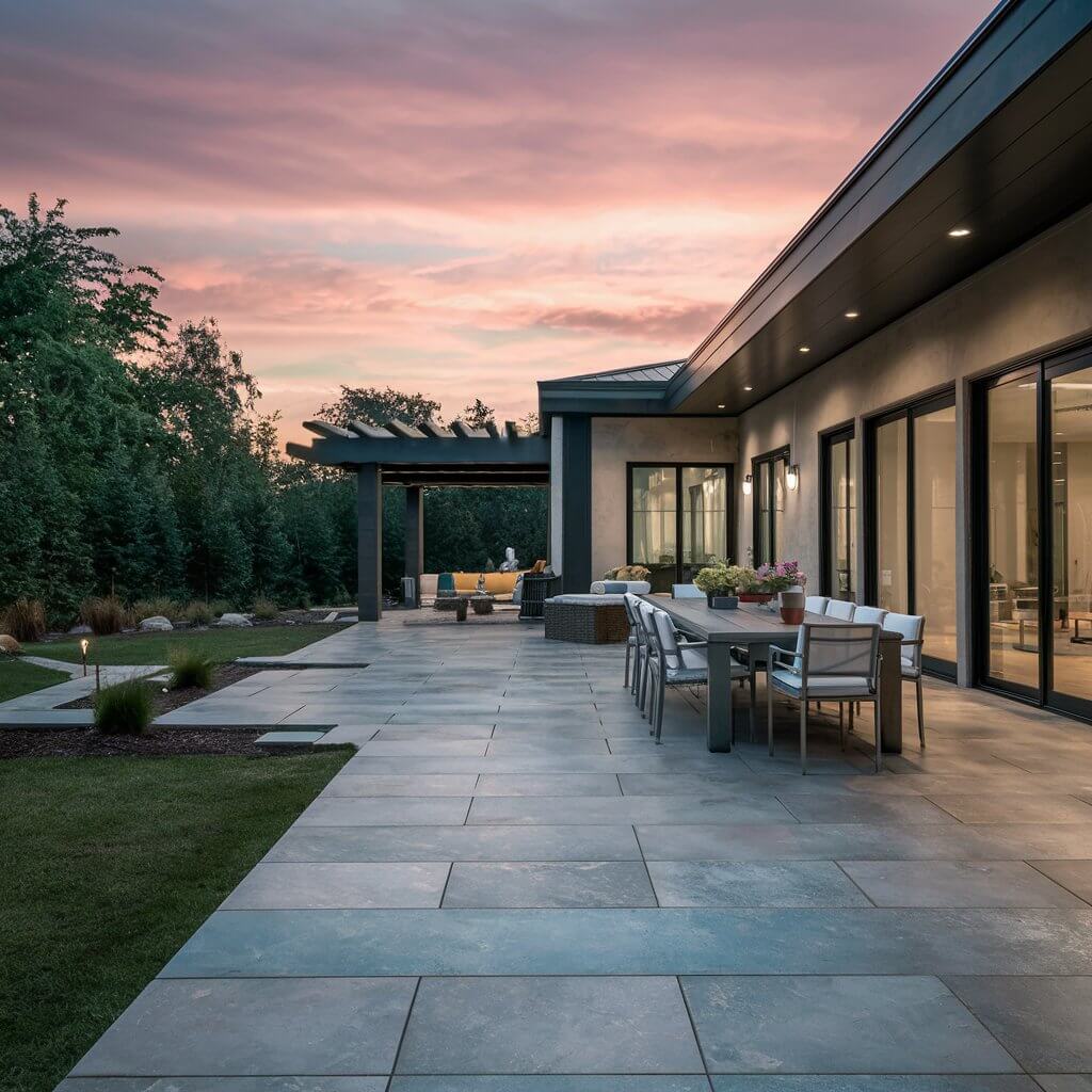 Porcelain Pavers for Modern Elegance