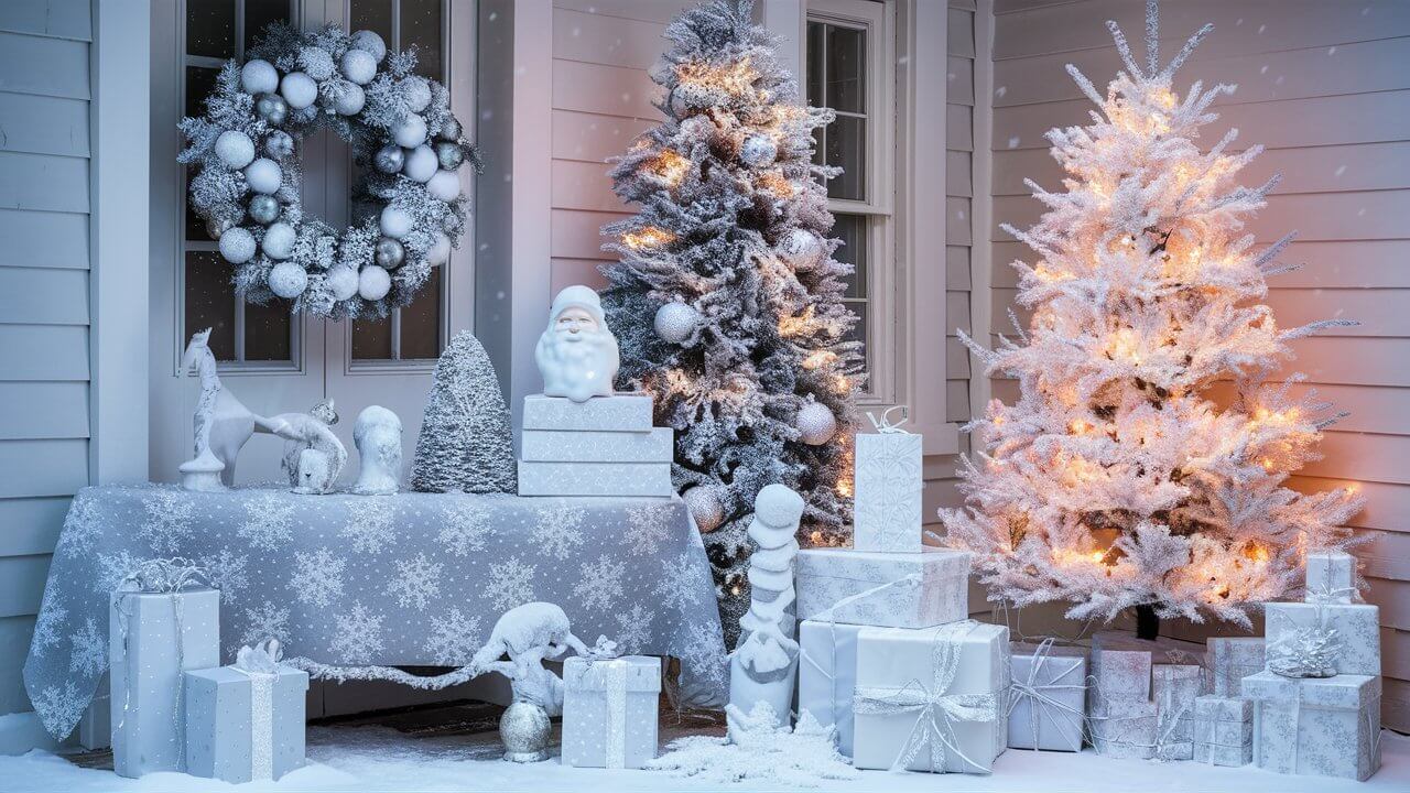 White Christmas Decorations Ideas