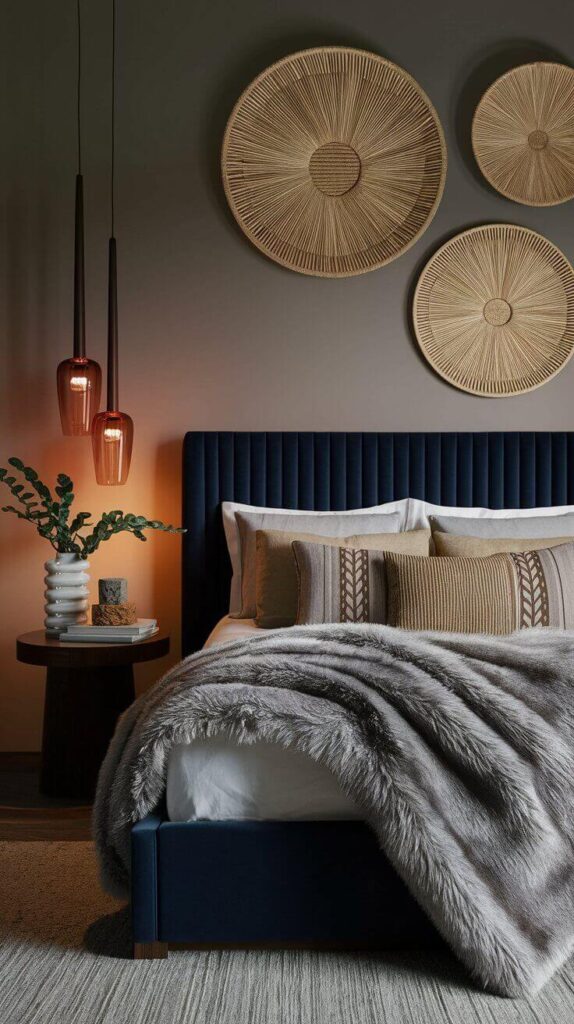 Transitional Bedroom Design TEXTURES