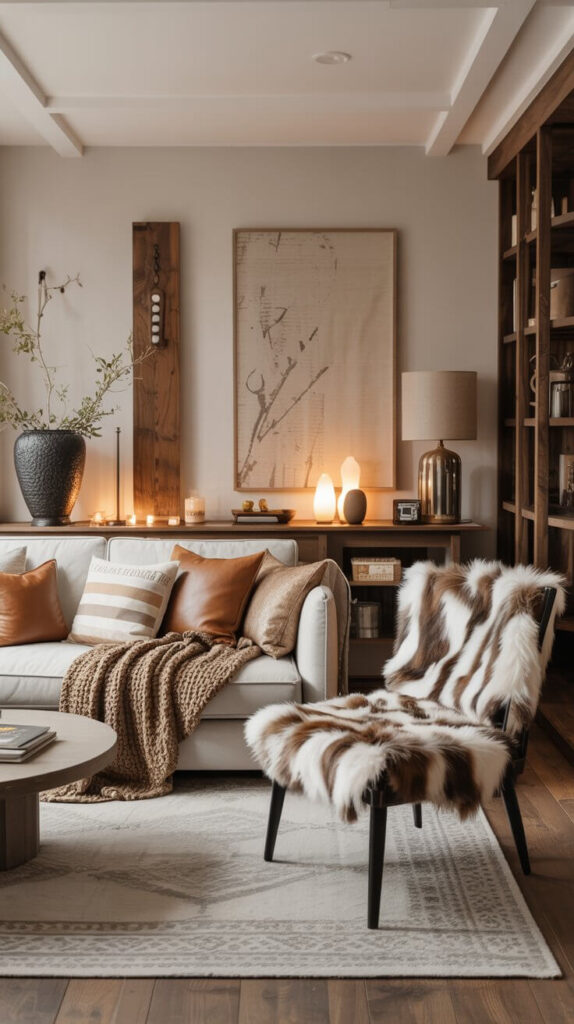Bring in Cozy Layers (Without the Clutter)