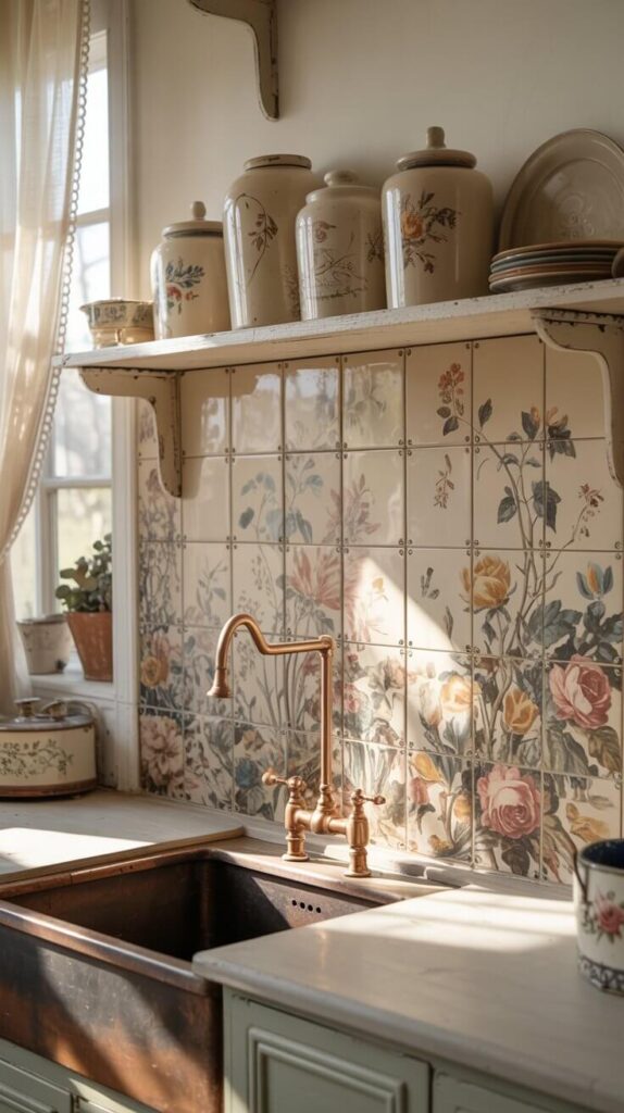 Floral Transfer Prints (Because, Duh... Victorians Loved Nature)