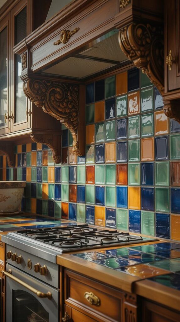 Majolica-Inspired Glazed Tiles