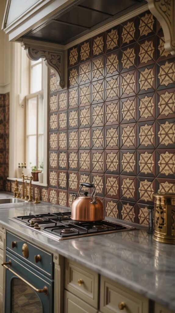 Minton-Style Patterned Tiles