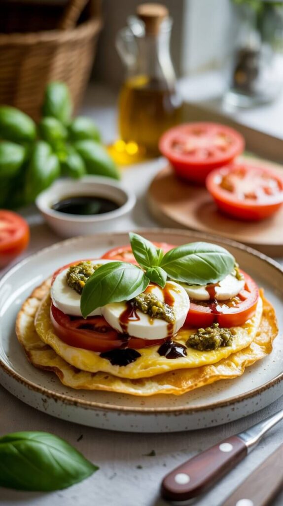 Caprese Egg “Toast” (Without the Bread)