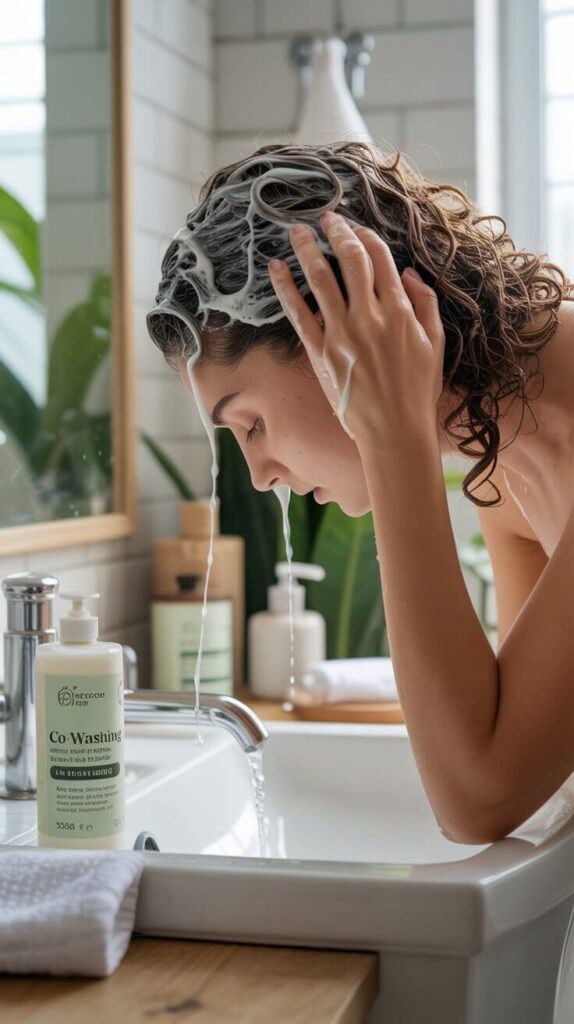 Co-Washing (AKA Conditioner-Only Washing)
