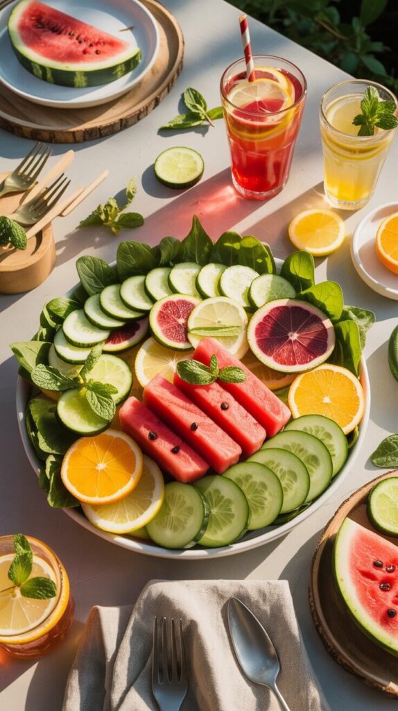 Fruits and Veggies with High Water Content