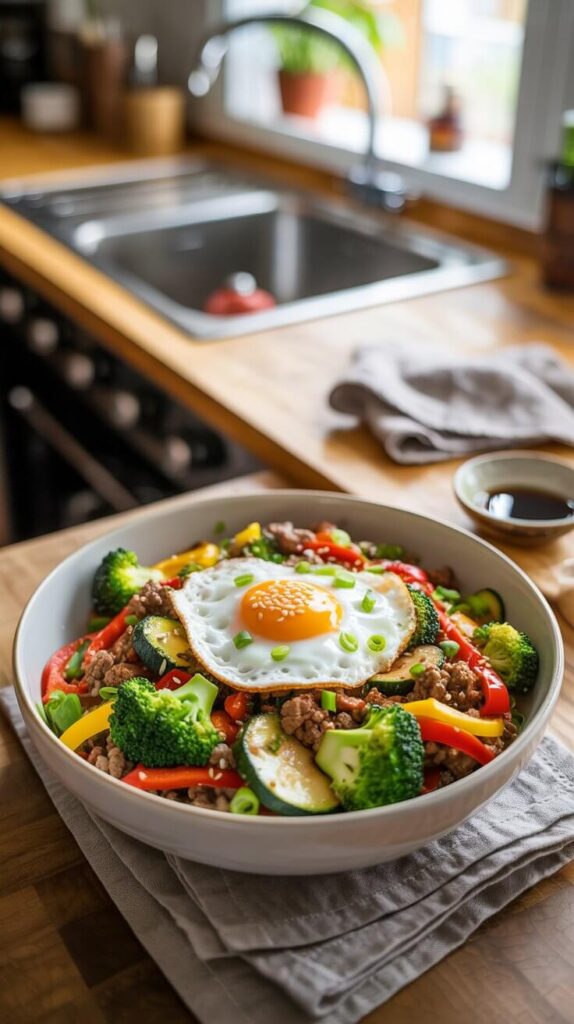 Ground Beef and Veggie Stir-Fry (Weeknight Hero)