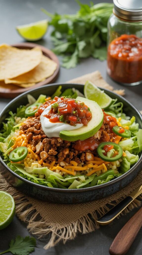 Keto Taco Bowls (Because Life Without Tacos Is Sad)