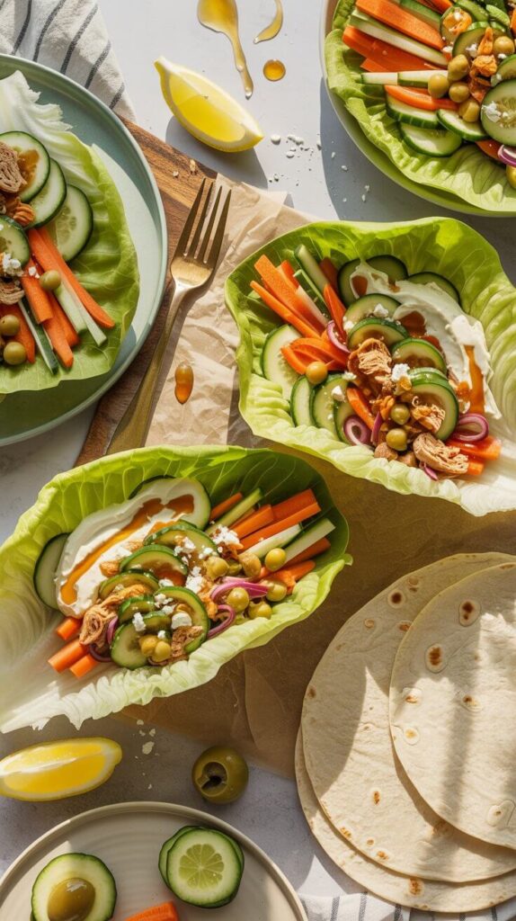 The Ultimate No-Cook Veggie Wraps (aka Salad, But Make It Fun)