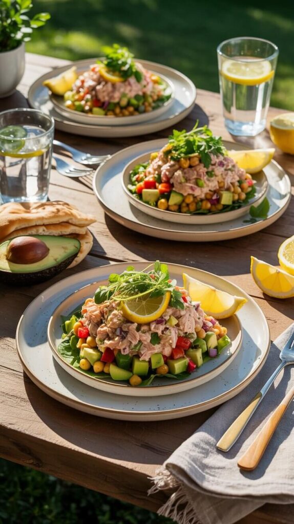 Tuna, Salmon, or Chickpea Salad