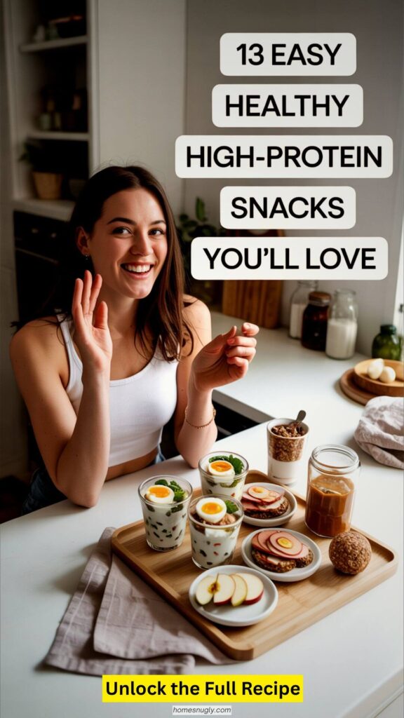 🥜 13 Easy Healthy High-Protein Snacks You’ll Crave Every Day

