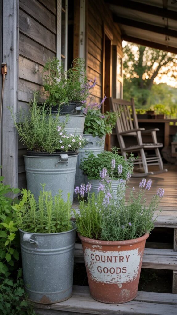 Add Greenery—But Keep It Low-Key Rustic