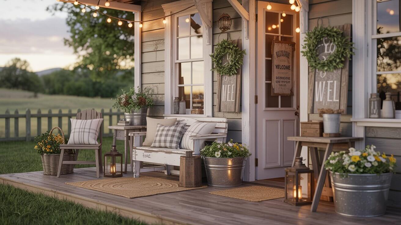 Farmhouse Outdoor Décor Ideas