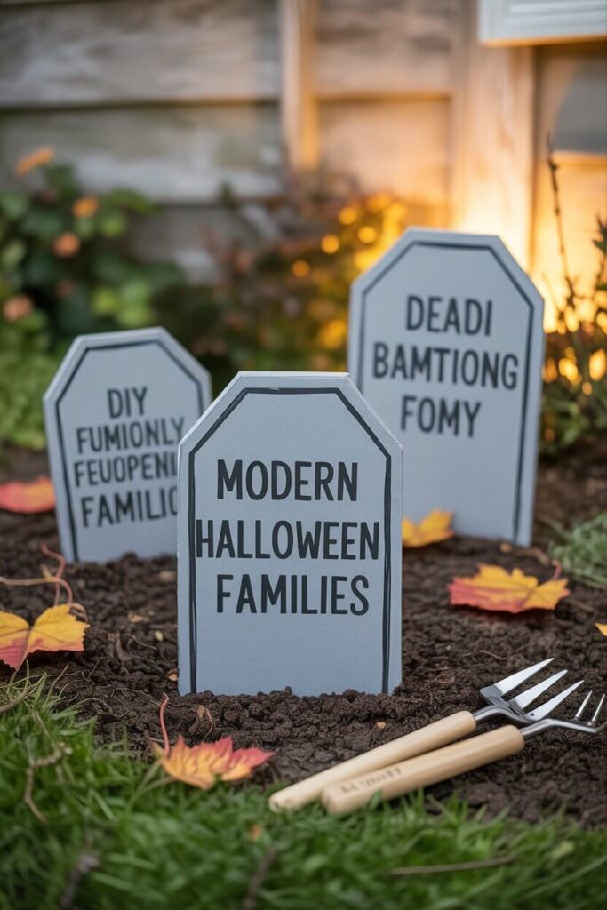 DIY Tombstones ⚰